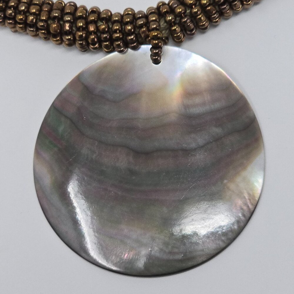 Lia Sophia Gray and Brown Necklace - Picture 10 of 11